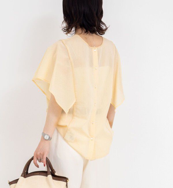 NOLLEY'S「袖フリル2WAYブラウス」|シャツ・ブラウス|