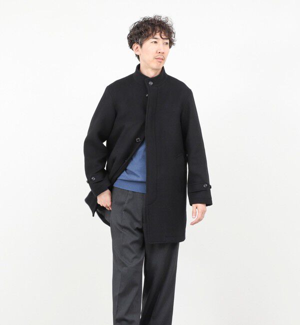 NOLLEY'S goodman「《ビジカジ対応》尾州ビーバースタンドカラーコート 25AW」|その他|