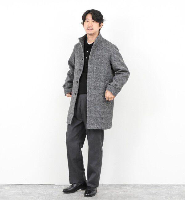 NOLLEY'S goodman「《ビジカジ対応》尾州ビーバースタンドカラーコート 25AW」|その他|