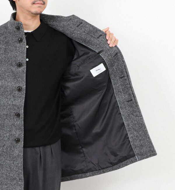 NOLLEY'S goodman「《ビジカジ対応》尾州ビーバースタンドカラーコート 25AW」|その他|