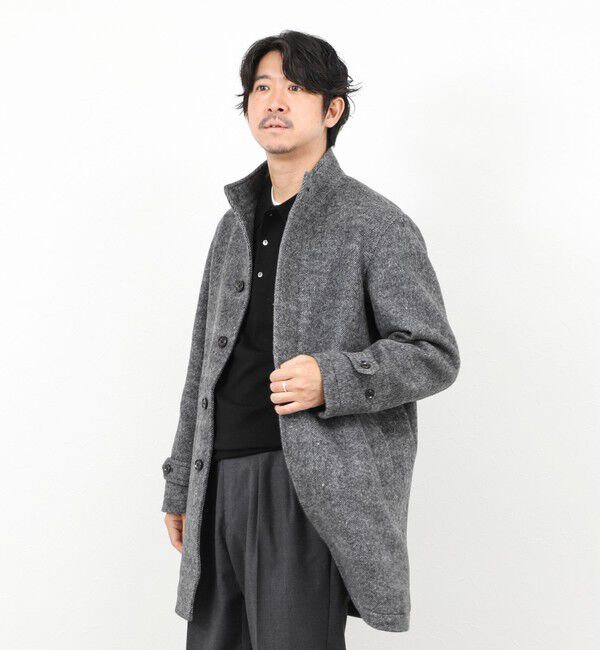 NOLLEY'S goodman「《ビジカジ対応》尾州ビーバースタンドカラーコート 25AW」|その他|
