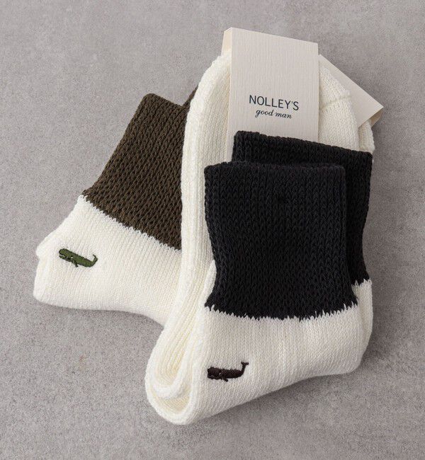 NOLLEY'S goodman「別注クジラクォーターパイルソックス」|ソックス|