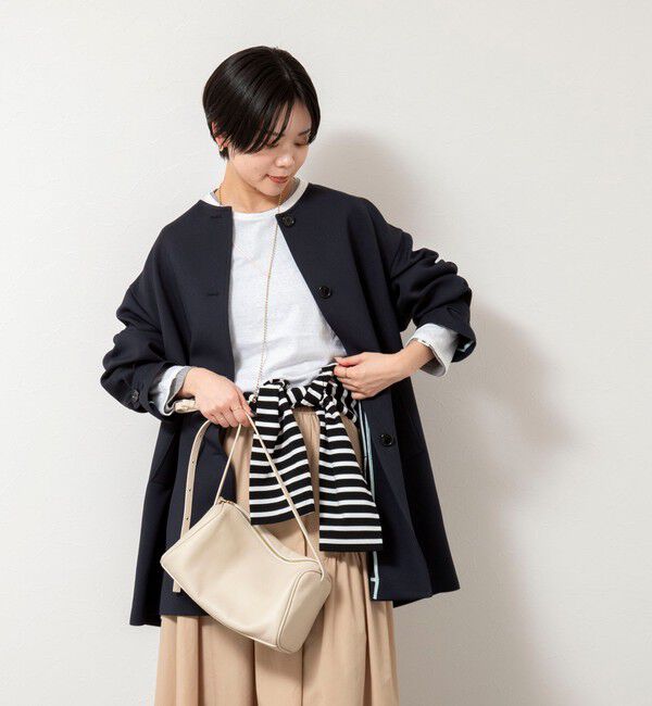 NOLLEY'S「ウォッシャブルトリプルクロス3WAYステンカラーコート」|ステンカラーコート|