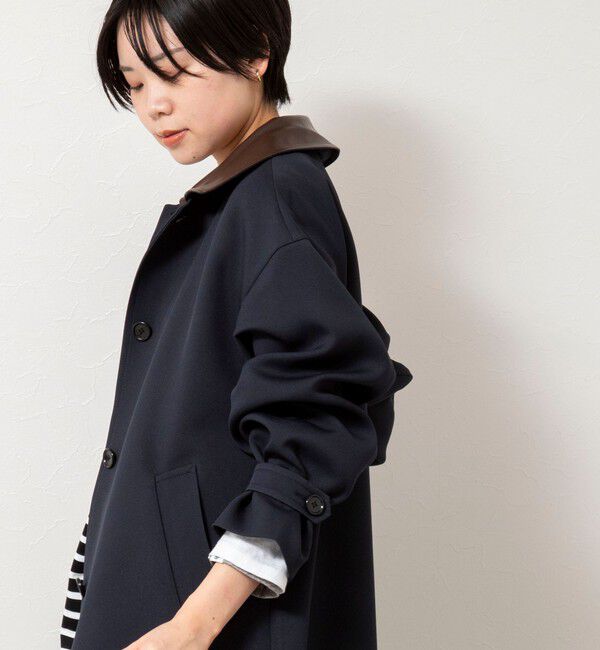 NOLLEY'S「ウォッシャブルトリプルクロス3WAYステンカラーコート」|ステンカラーコート|