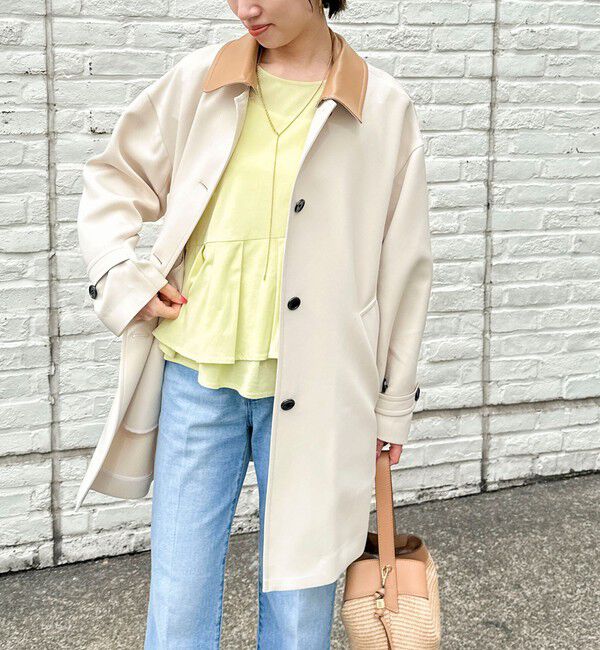 NOLLEY'S「ウォッシャブルトリプルクロス3WAYステンカラーコート」|ステンカラーコート|