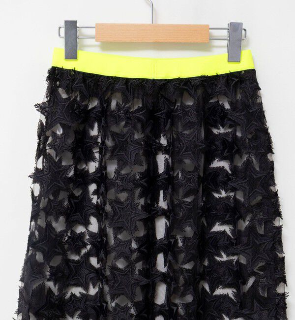 Rie Miller「45th limited editionウォッシャブルスターフリンジタイトスカート」|タイト|