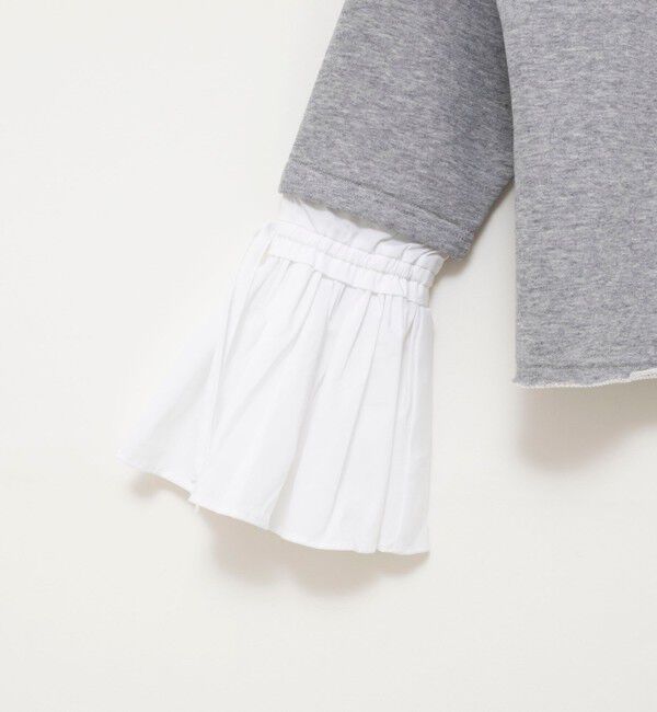 NOLLEY'S「【WEB限定】ウォッシャブルシャツスリーブスウェットプルオーバー」|Tシャツ・カットソー|