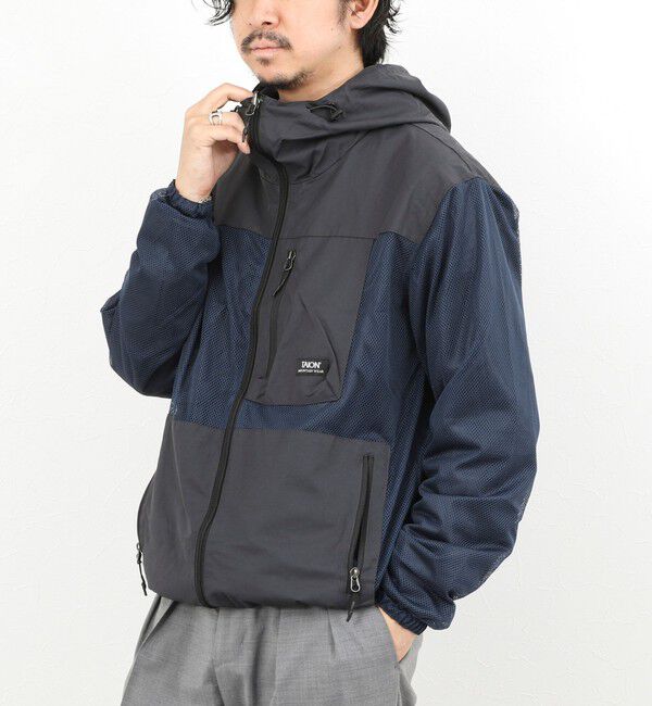 NOLLEY'S goodman「【TAION/タイオン】NON DOWN MOUNTAIN R/S W-ZIP HOOD JK 26SS」|ブルゾン・スタジャン|ネイビー