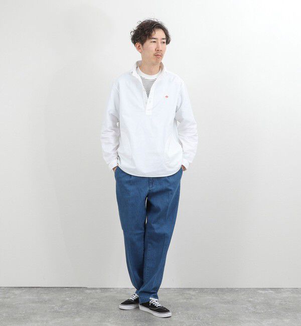 NOLLEY'S goodman「【DANTON/ダントン】DT-B0282SOX ROUND COLLAR P.O SHIRT LS 26SS」|シャツ・ブラウス|