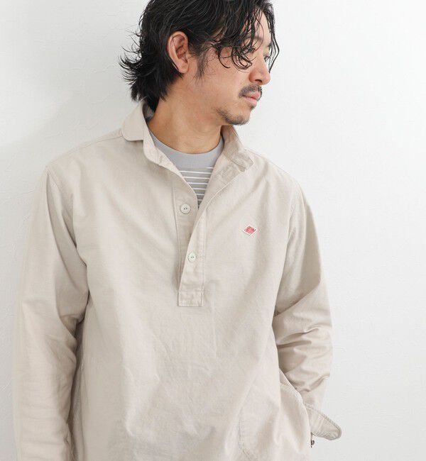 NOLLEY'S goodman「【DANTON/ダントン】DT-B0282SOX ROUND COLLAR P.O SHIRT LS 26SS」|シャツ・ブラウス|キナリ