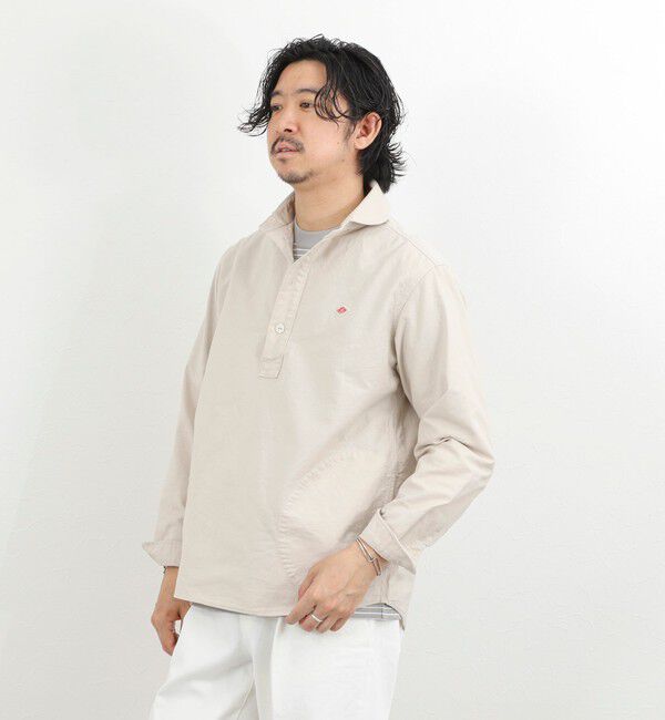 NOLLEY'S goodman「【DANTON/ダントン】DT-B0282SOX ROUND COLLAR P.O SHIRT LS 26SS」|シャツ・ブラウス|