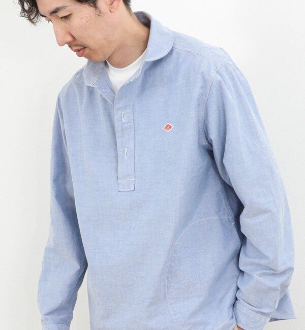 NOLLEY'S goodman「【DANTON/ダントン】DT-B0282SOX ROUND COLLAR P.O SHIRT LS 26SS」|シャツ・ブラウス|