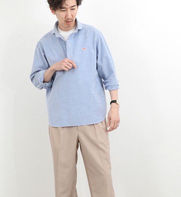NOLLEY'S goodman「【DANTON/ダントン】DT-B0282SOX ROUND COLLAR P.O SHIRT LS 26SS」|シャツ・ブラウス|