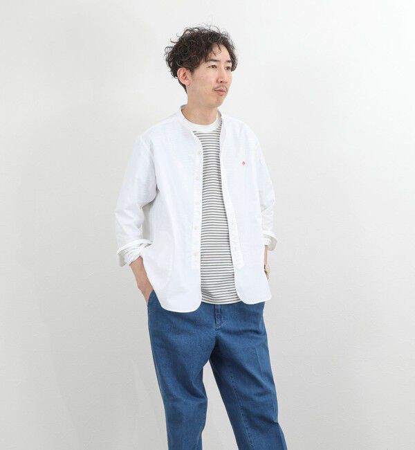 NOLLEY'S goodman「【DANTON/ダントン】DT-B0280SOX BAND COLLAR SHIRT LS 26SS」|シャツ・ブラウス|