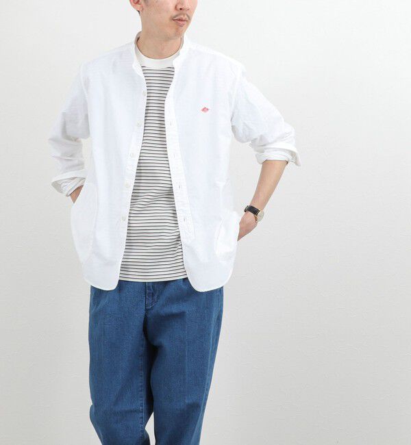NOLLEY'S goodman「【DANTON/ダントン】DT-B0280SOX BAND COLLAR SHIRT LS 26SS」|シャツ・ブラウス|