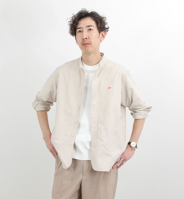 NOLLEY'S goodman「【DANTON/ダントン】DT-B0280SOX BAND COLLAR SHIRT LS 26SS」|シャツ・ブラウス|
