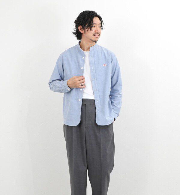 NOLLEY'S goodman「【DANTON/ダントン】DT-B0280SOX BAND COLLAR SHIRT LS 26SS」|シャツ・ブラウス|