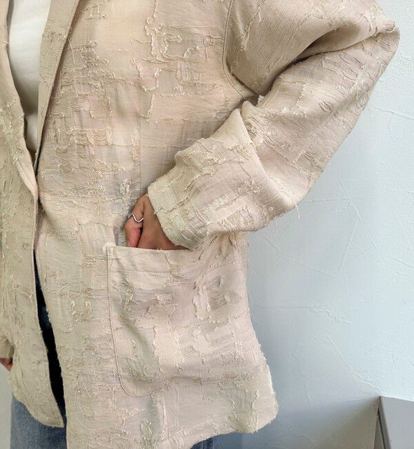 fredy emue「シアージャガードシャツジャケット」|テーラードジャケット|