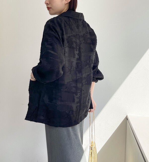 fredy emue「シアージャガードシャツジャケット」|テーラードジャケット|