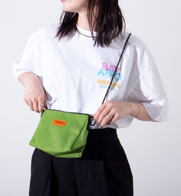 GLOSTER「【UNIVERSAL OVERALL】NEW DELTA サコッチ ショルダーバッグ」|ショルダー・メッセンジャー|ライトグリーン