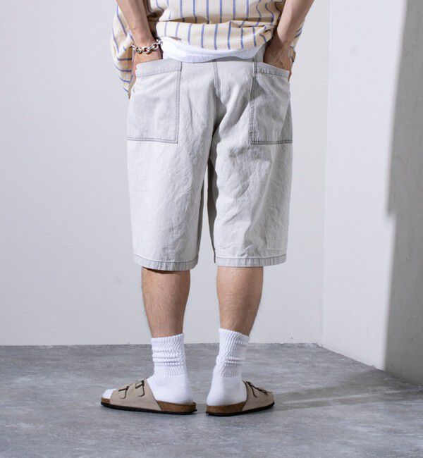 GLOSTER「【GLOSTER/グロスター】8オンスデニム ワイドショートパンツ ハーフパンツ」|その他|