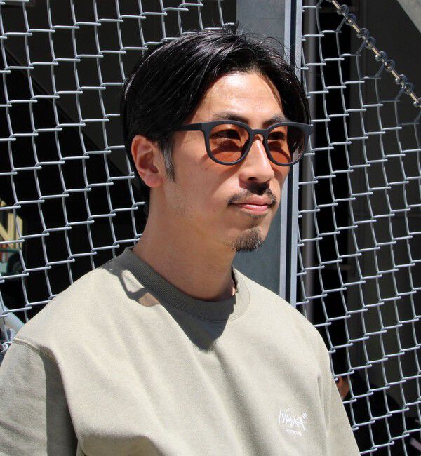 GLOSTER「【GLOSTER/グロスター】マット加工 フラットサングラス カラーレンズ」|サングラス|