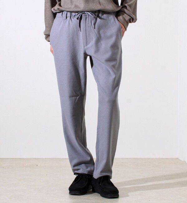 GLOSTER「【セットアップ対応】両面起毛ストレッチイージーパンツ」|チノ|