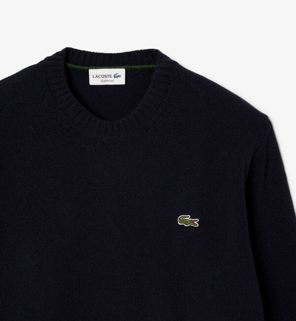 GLOSTER「【LACOSTE/ラコステ】エッセンシャルウールニットセーター」|ニット・セーター|