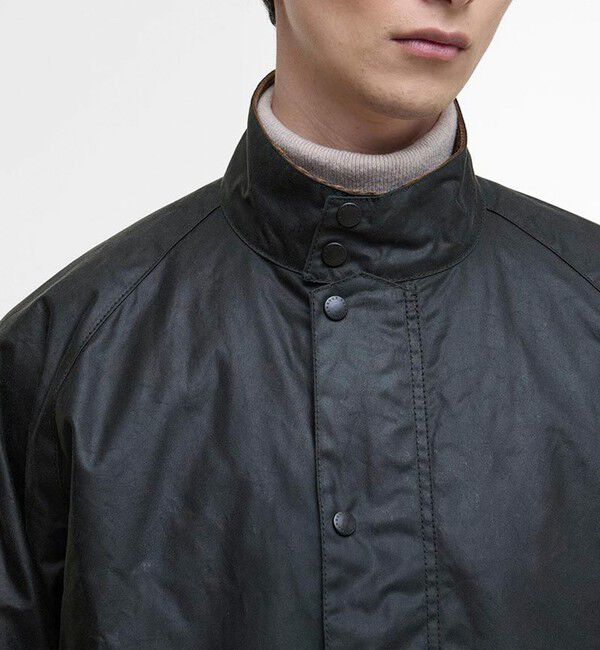 GLOSTER「【BARBOUR】【TRANSPORT / トランスポート】スタンドカラー ワックスブルゾン」|ブルゾン・スタジャン|