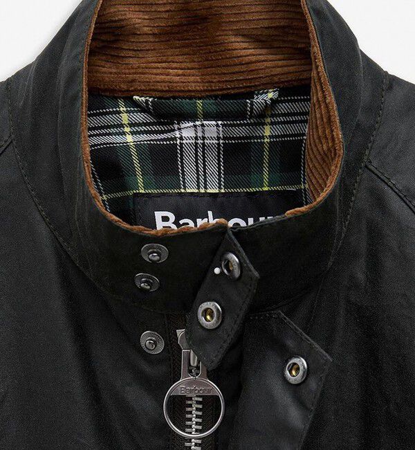 GLOSTER「【BARBOUR】【TRANSPORT / トランスポート】スタンドカラー ワックスブルゾン」|ブルゾン・スタジャン|