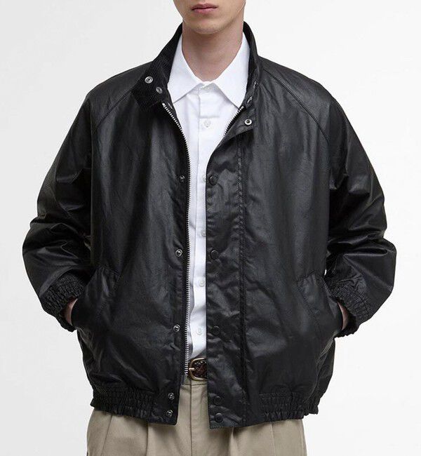 GLOSTER「【BARBOUR】【TRANSPORT / トランスポート】スタンドカラー ワックスブルゾン」|ブルゾン・スタジャン|