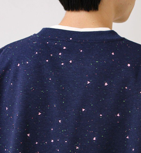 GLOSTER「星穴ネップボンディング クルーネックスウェット」|スウェット・ジャージ|