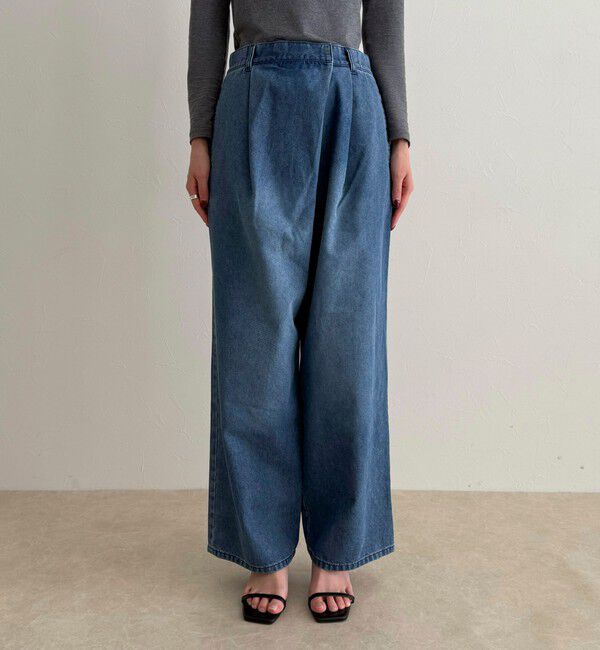 fredy emue「《セットアップ対応》ラップデニムパンツ」|デニム|