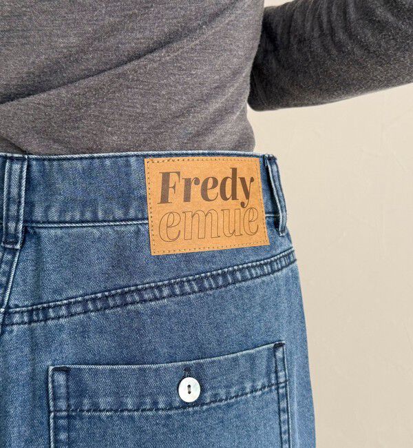 fredy emue「《セットアップ対応》ラップデニムパンツ」|デニム|