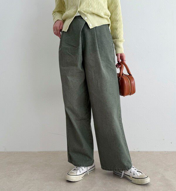 fredy emue「《セットアップ対応》ラップデニムパンツ」|デニム|