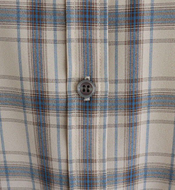 fredy emue「チェック柄ビッグボウタイブラウス」|シャツ・ブラウス|