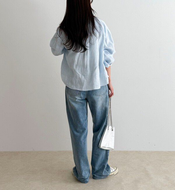 fredy emue「LINEN100 クロップドシャツ」|シャツ・ブラウス|