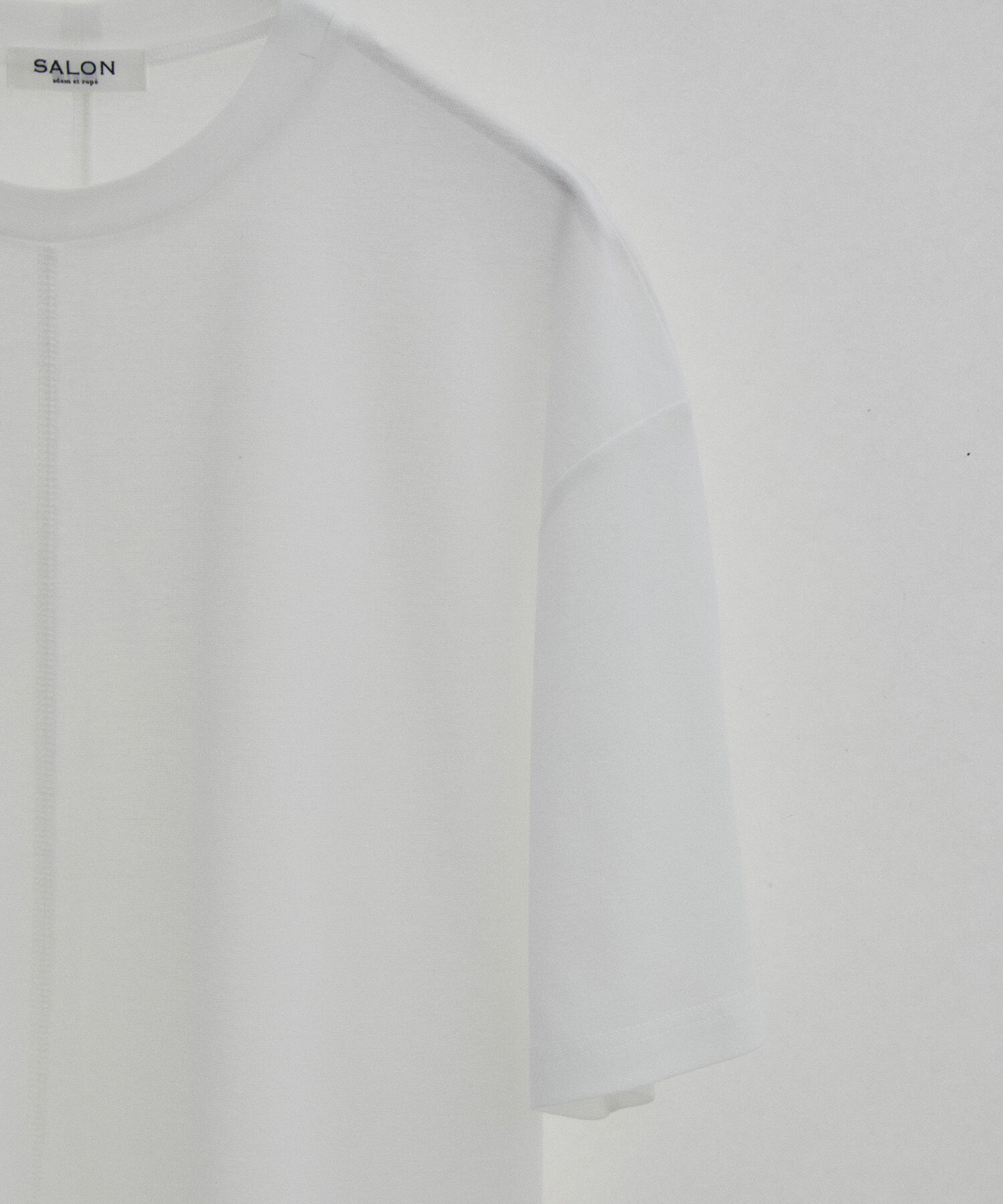 SALON adam et rope'「【WEB限定】【接触冷感・吸水速乾】バックスリットシアーTシャツ」|Tシャツ・カットソー|