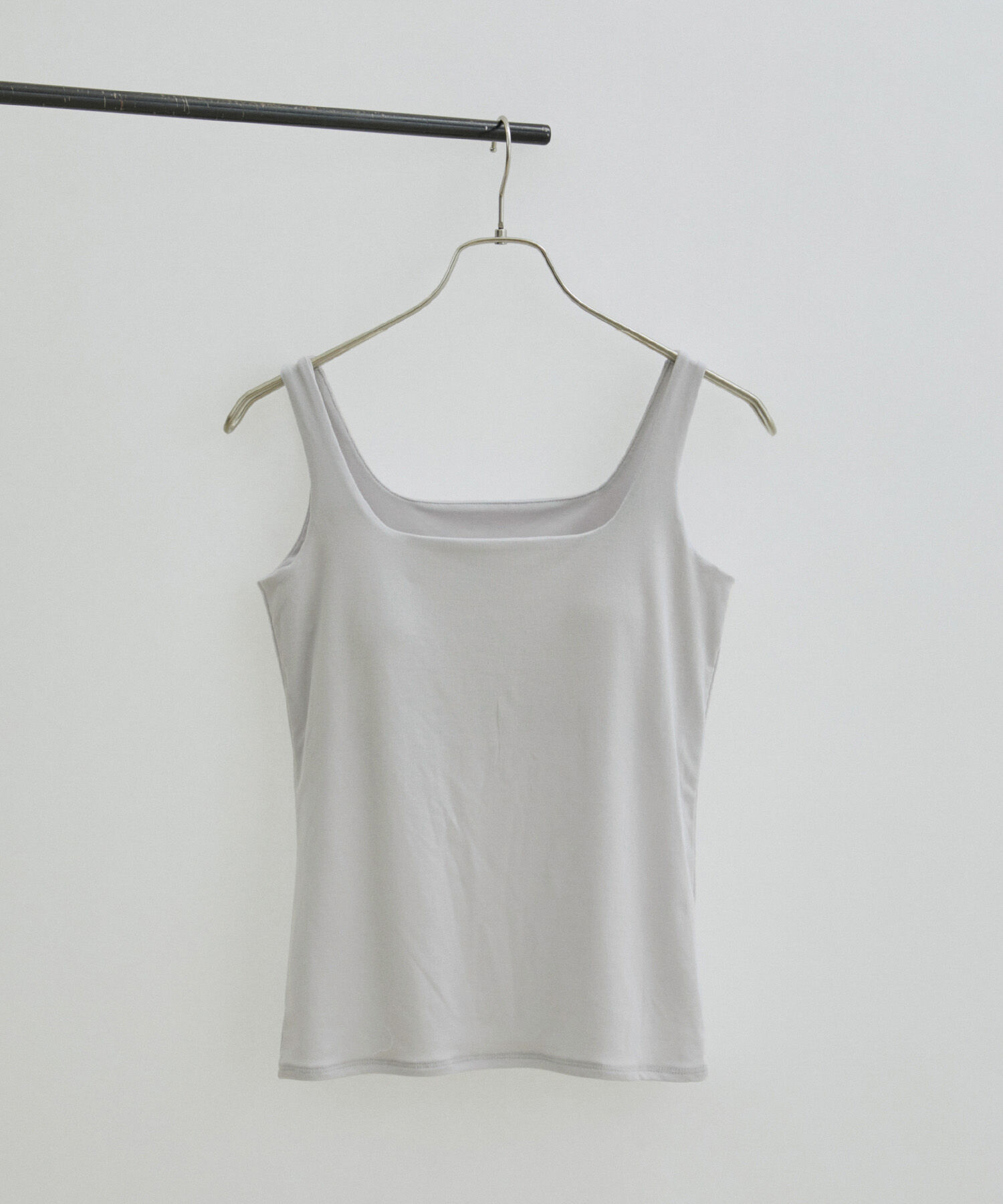 SALON adam et rope'「リヨセルフライスカップ付きブラトップ/タンクトップ」|タンクトップ|ライトグレー(08)