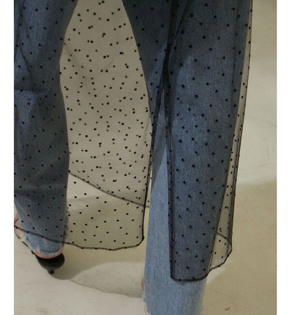 SALON adam et rope'「ドットチュールスカート」|スカート|