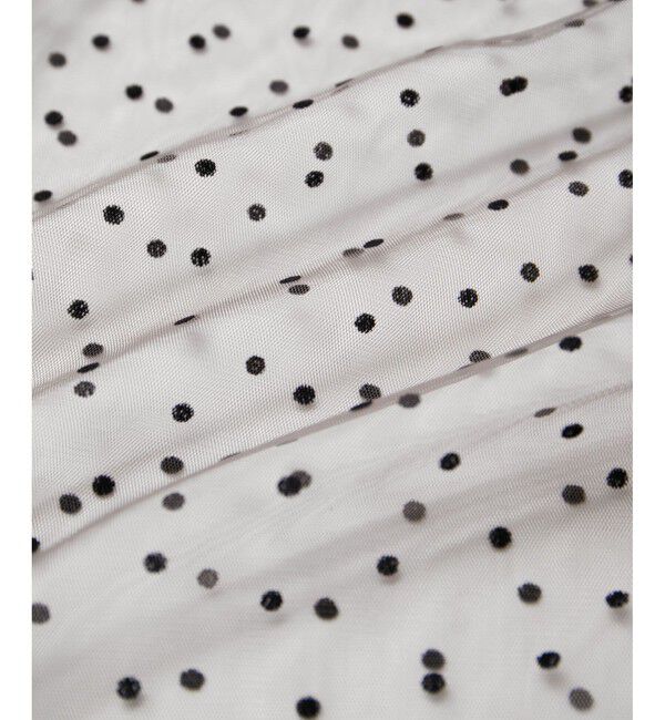 SALON adam et rope'「ドットチュールスカート」|スカート|