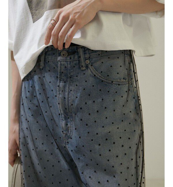 SALON adam et rope'「ドットチュールスカート」|スカート|