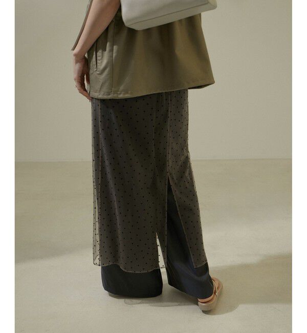 SALON adam et rope'「ドットチュールスカート」|スカート|