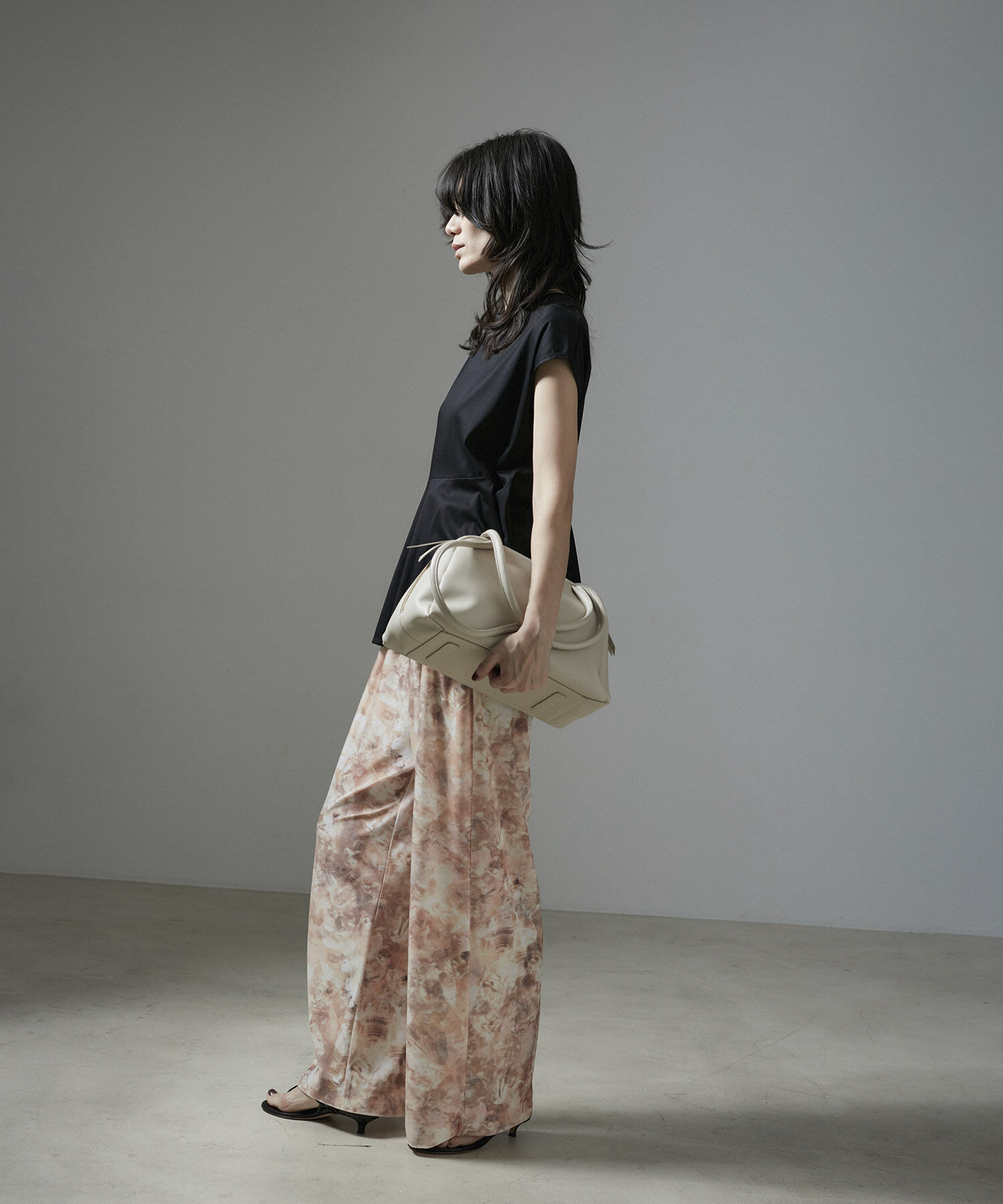 SALON adam et rope'「【WEB限定】フレンチスリーブペプラムTシャツ」|Tシャツ・カットソー|