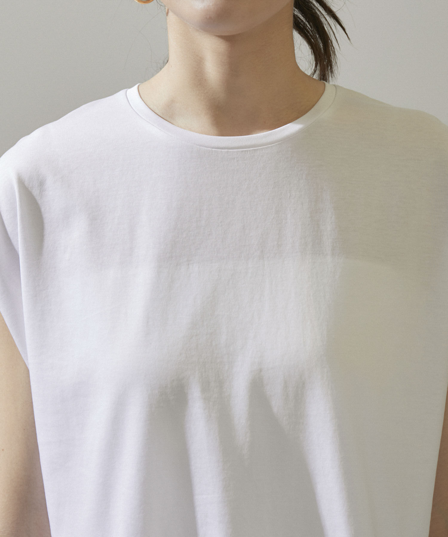 SALON adam et rope'「【WEB限定】フレンチスリーブペプラムTシャツ」|Tシャツ・カットソー|