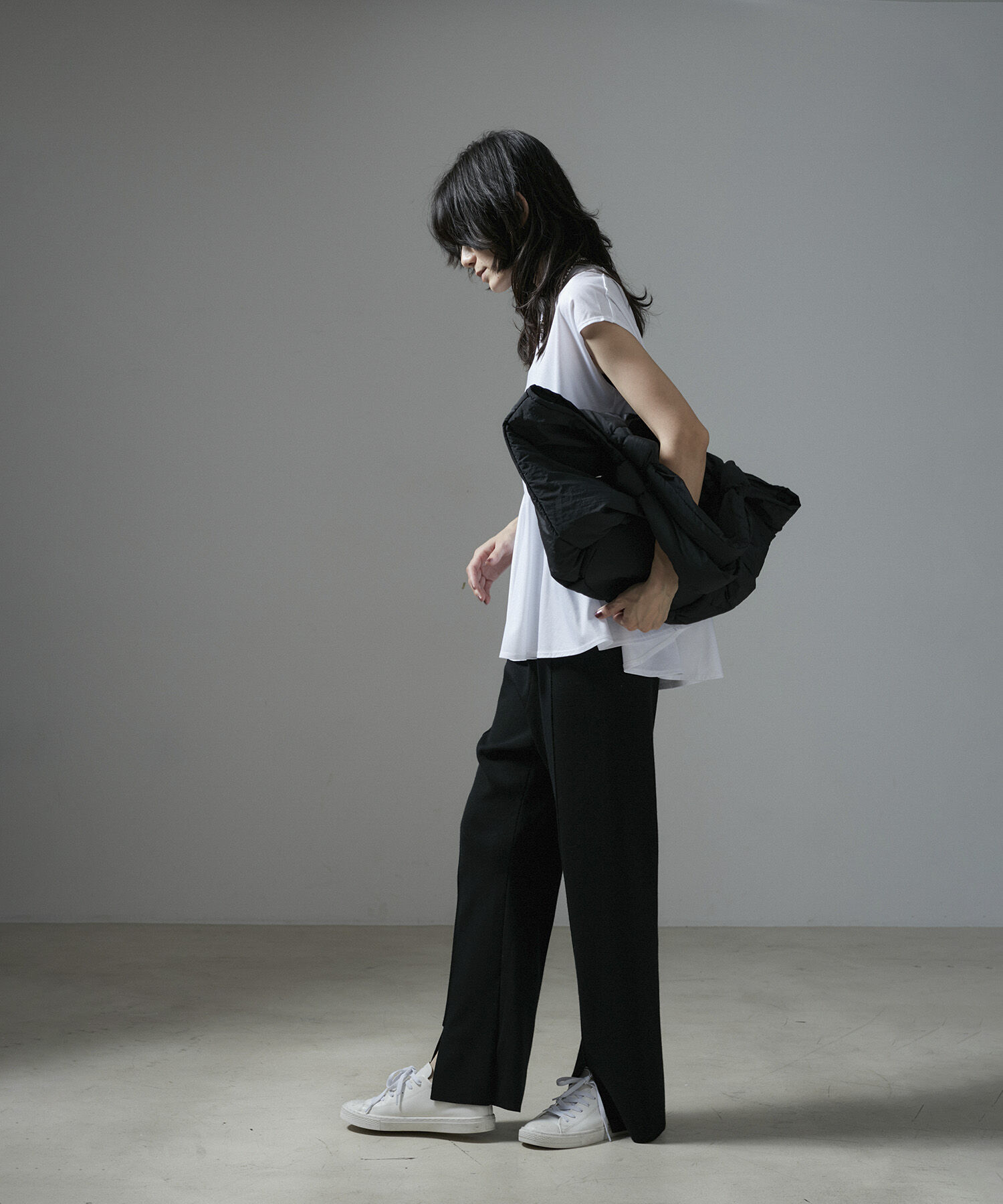 SALON adam et rope'「【WEB限定】フレンチスリーブペプラムTシャツ」|Tシャツ・カットソー|