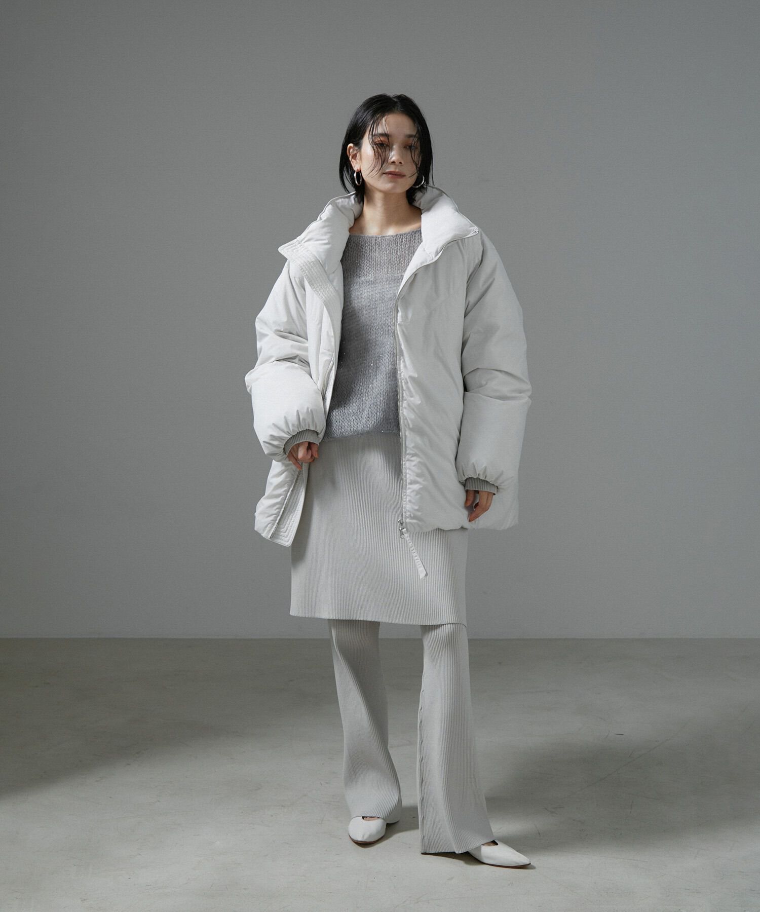 SALON adam et rope'「シアーモヘアスパンコールプルオーバー」|ニット・セーター|