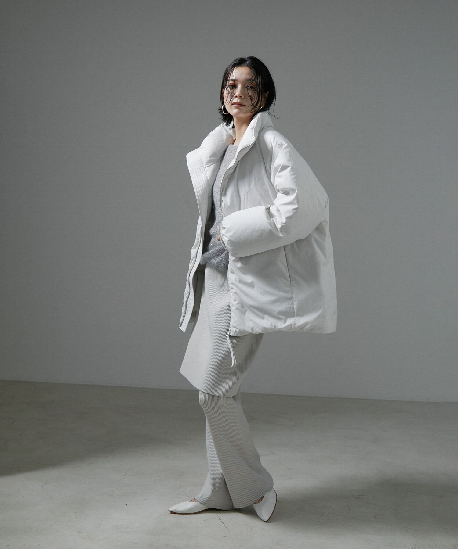 SALON adam et rope'「シアーモヘアスパンコールプルオーバー」|ニット・セーター|