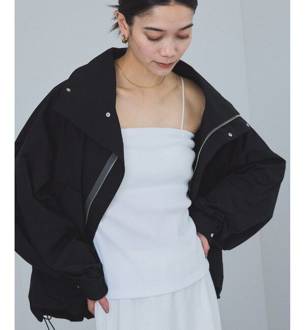 SALON adam et rope'「【追加】コットンリブカップ付きベアキャミ3」|キャミソール|ホワイト(10)