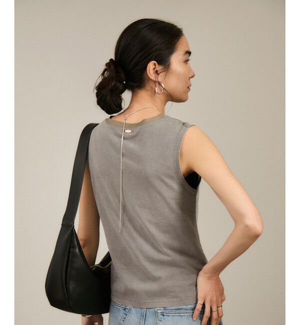 SALON adam et rope'「ビンテージライクオーバーダイプランジネックプルーバー」|タンクトップ|